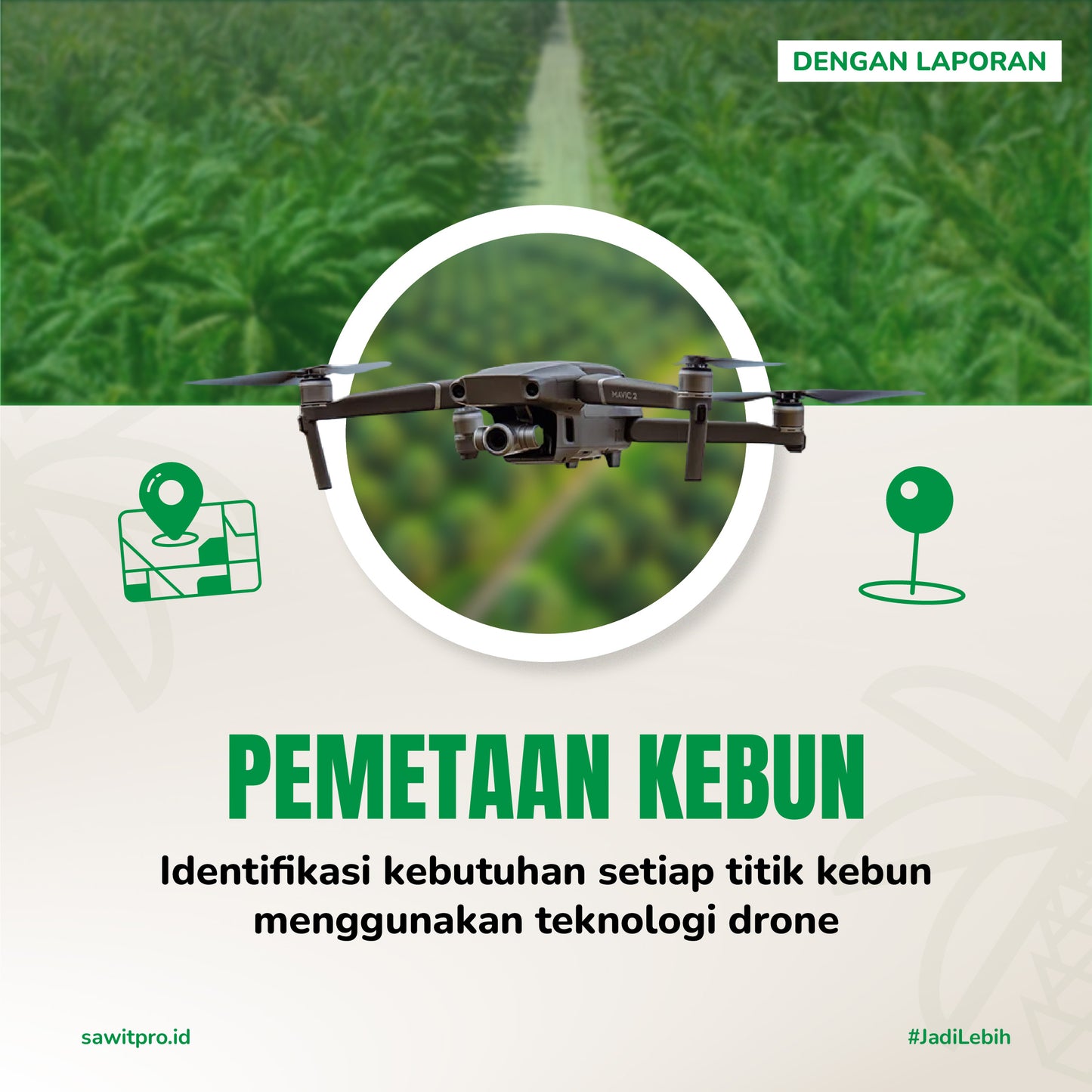 Pemetaan Kebun (dengan laporan hasil)