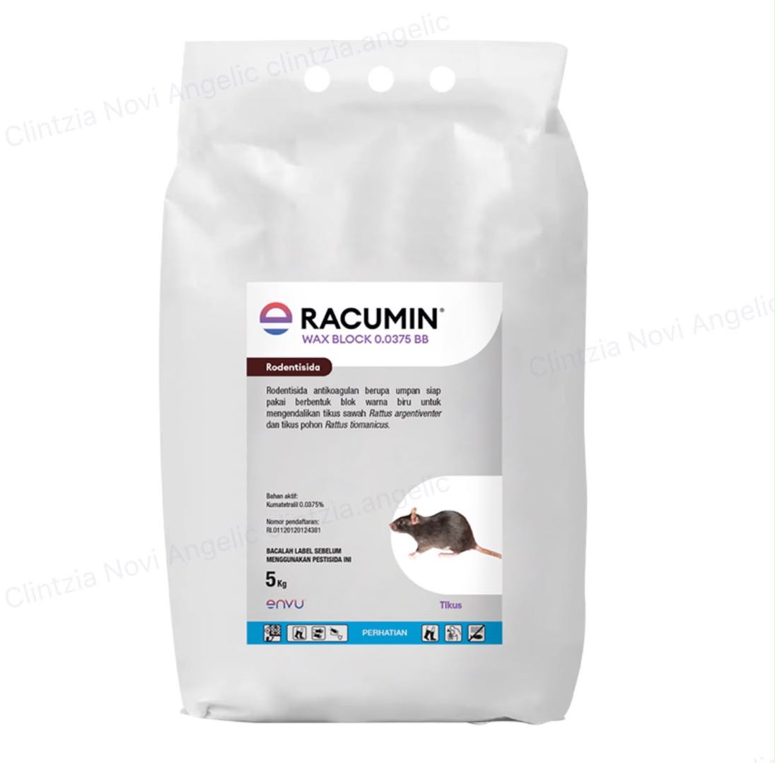 Racumin Wax Block 0.0375 BB - 5kg