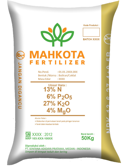 NPK Mahkota 13-6-27-4 0.65 B 50kg