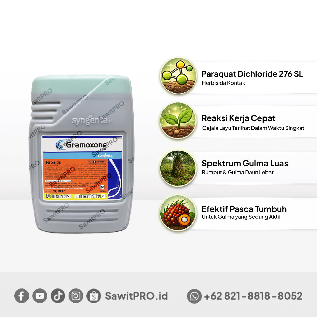 Gramoxone 276 SL - 20 Liter
