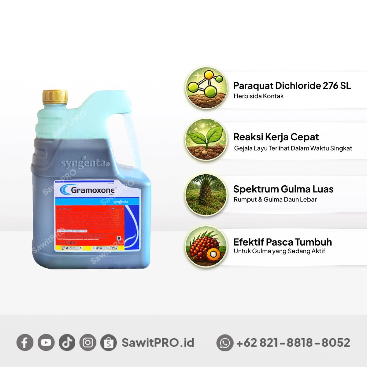 Gramoxone 276 SL - 5 Liter