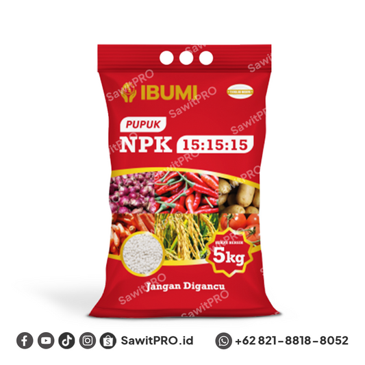 NPK 15-15-15 Ibumi 5kg (GROSIR)