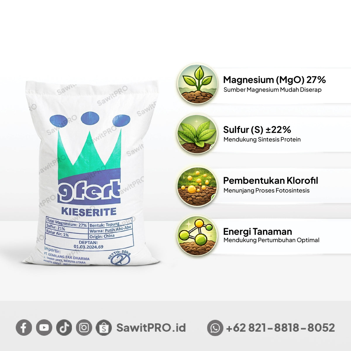Kieserite GFert  - Powder 50kg