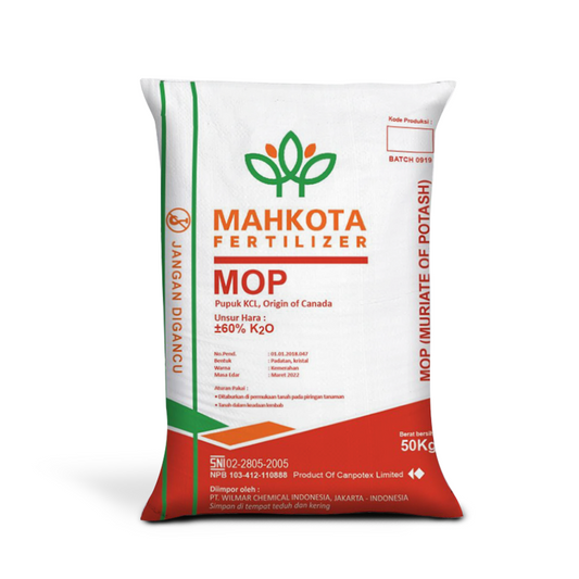 MOP/KCL Canada Cap Mahkota 50kg