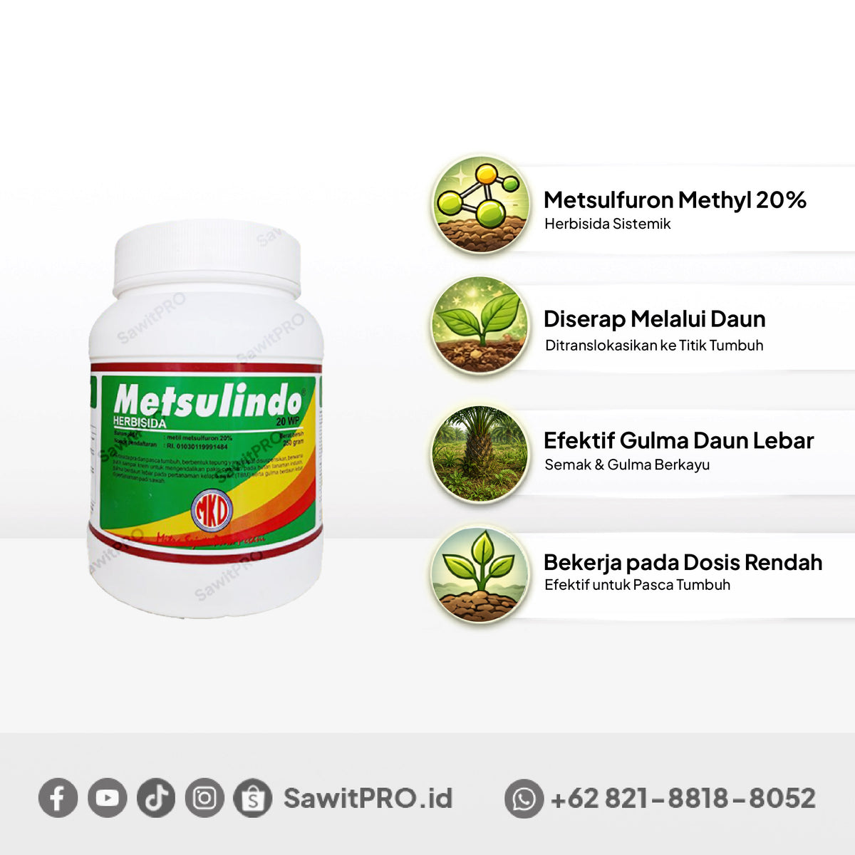 Metsulindo 20 WP - 250gr