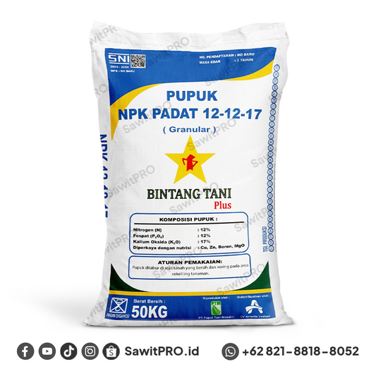 NPK Bintang Tani 12-12-17 50kg - Granul (GROSIR)