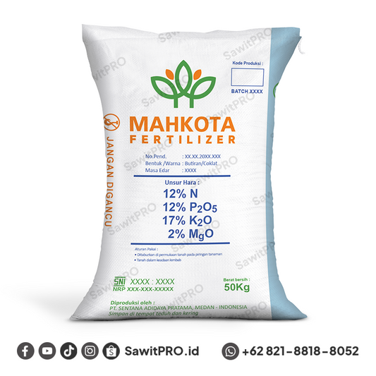 NPK Mahkota 12-12-17-2 TE 50kg (GROSIR)