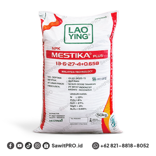 NPK Mestika Plus 13-6-27-4+0.65B 50kg