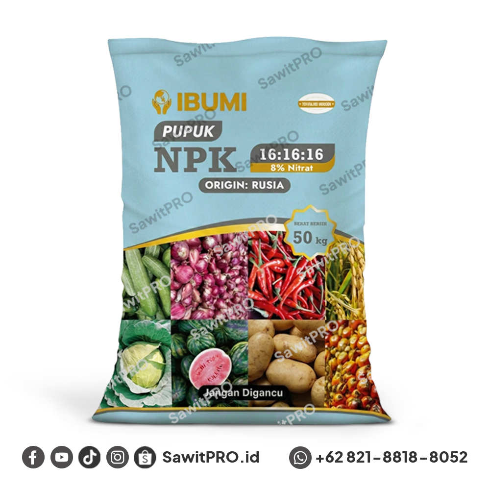 NPK Ibumi Rusia 16-16-16 50kg (GROSIR)