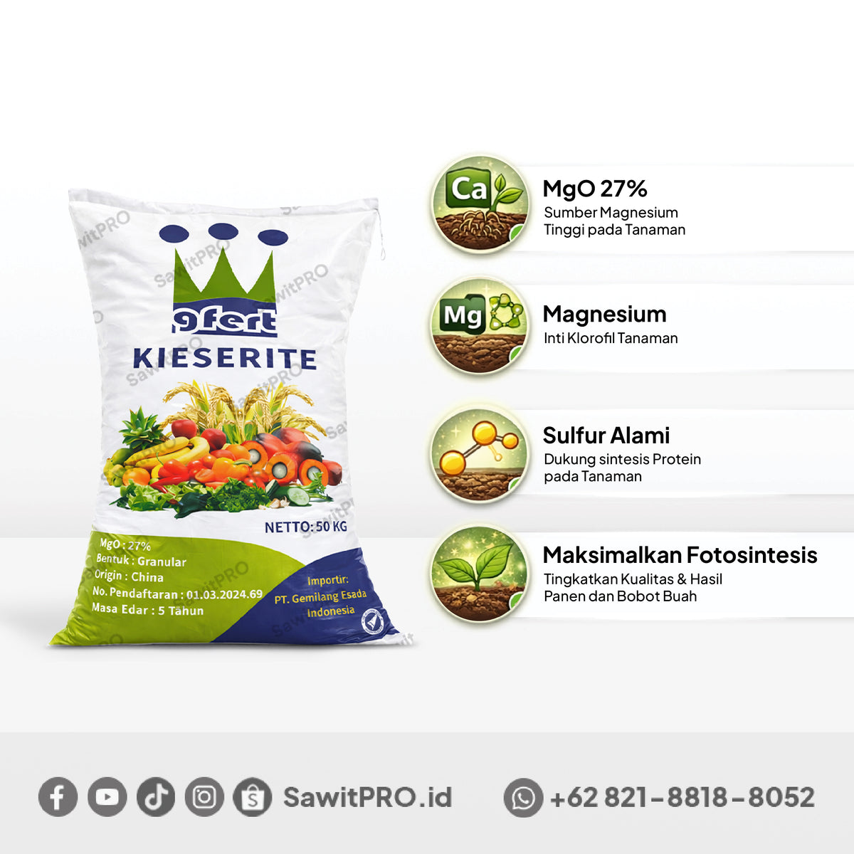 Kieserite GFert Granul 50kg