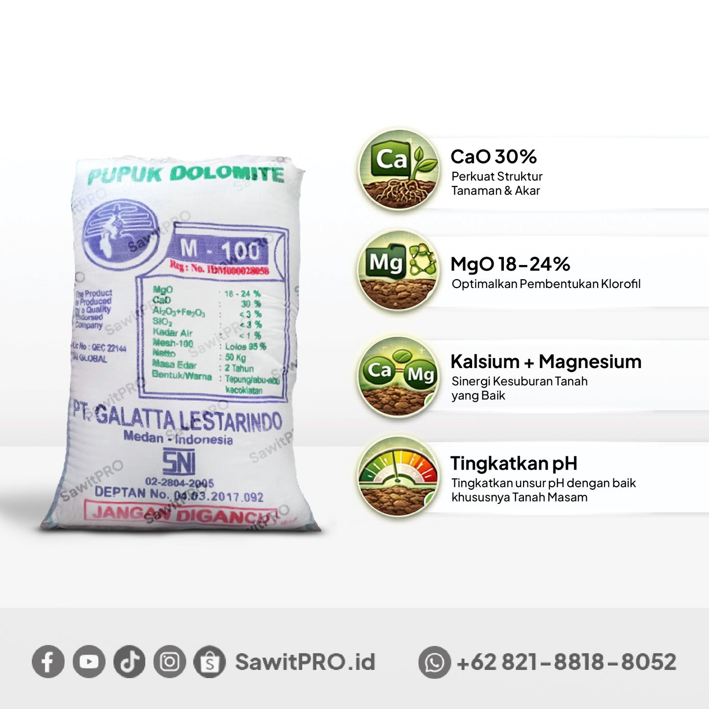 Dolomite M-100 50kg (GROSIR)