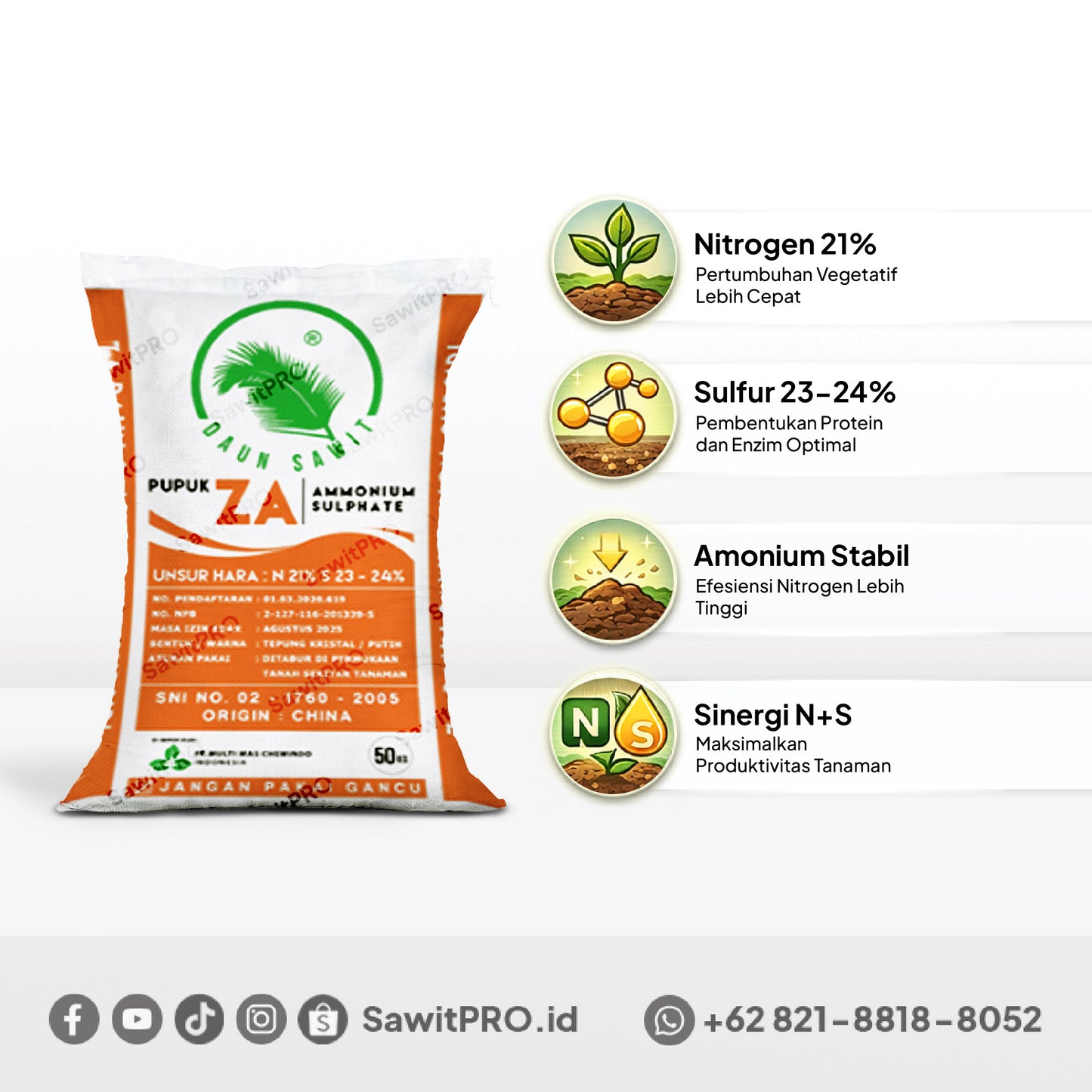 ZA Cap Daun 50Kg