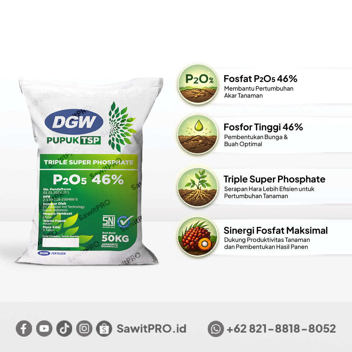 TSP DGW 46% 50kg