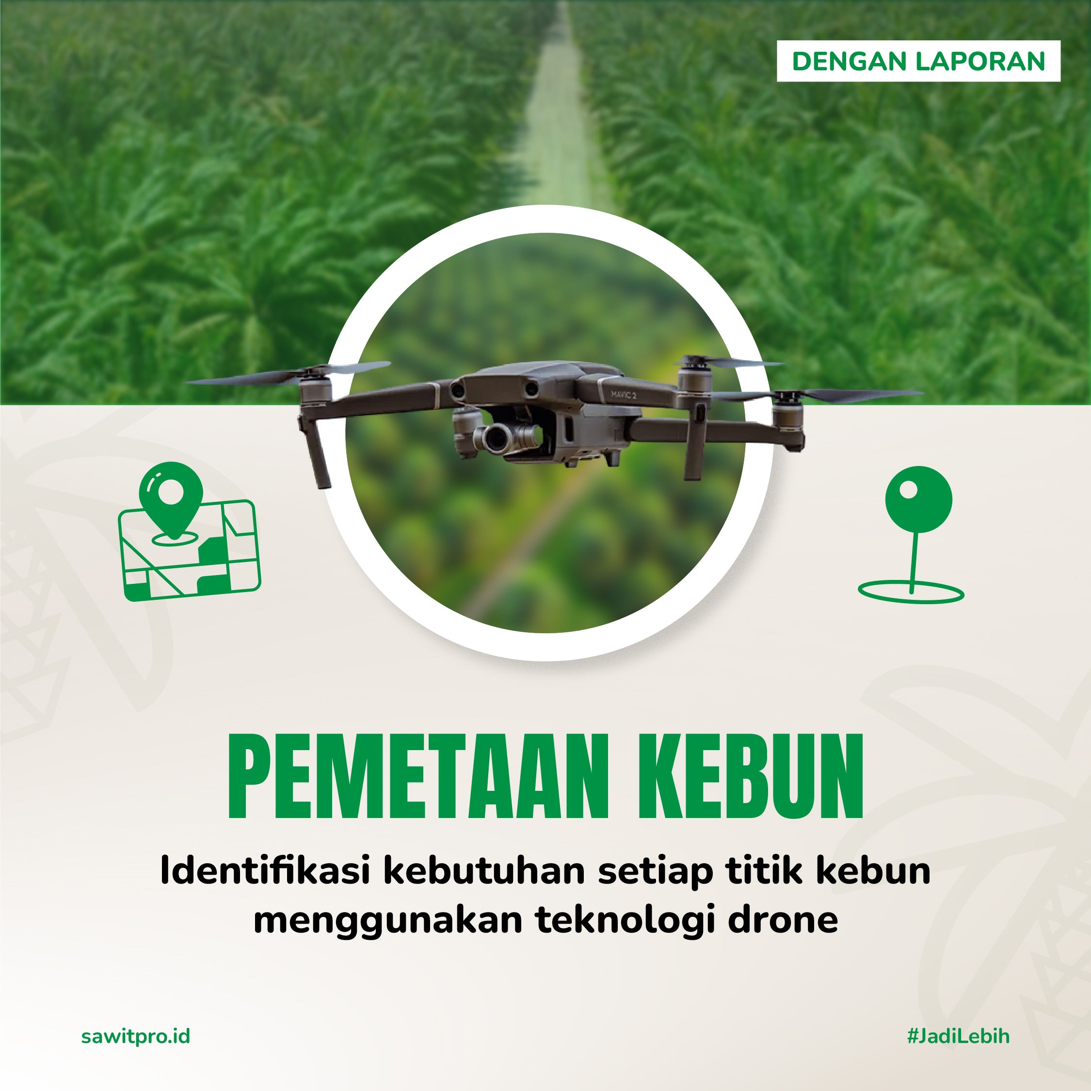 Pemetaan Kebun (dengan laporan hasil)