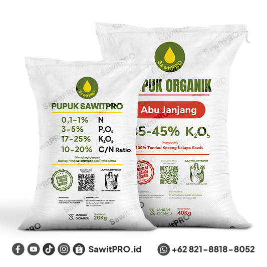 Pupuk SawitPRO 20kg + Abu Janjang 40kg (GROSIR)