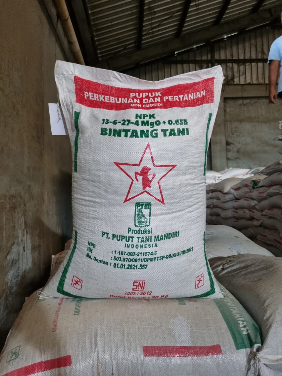 NPK Bintang Tani 13-6-27-4 MGO+0.65B 50kg