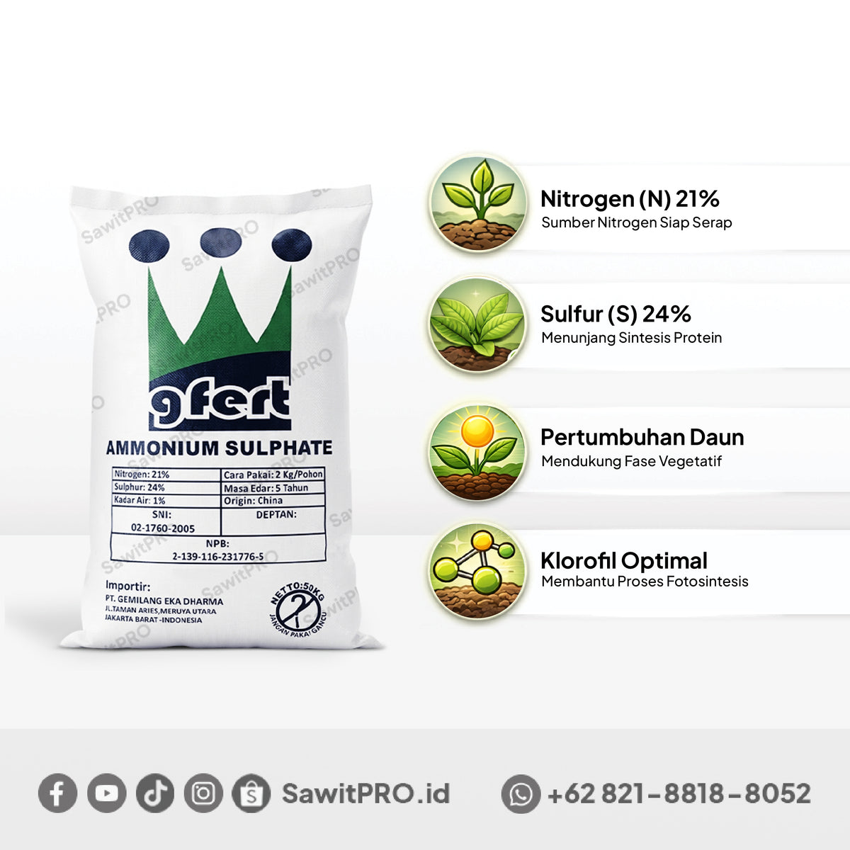 ZA GFert 50kg (GROSIR)