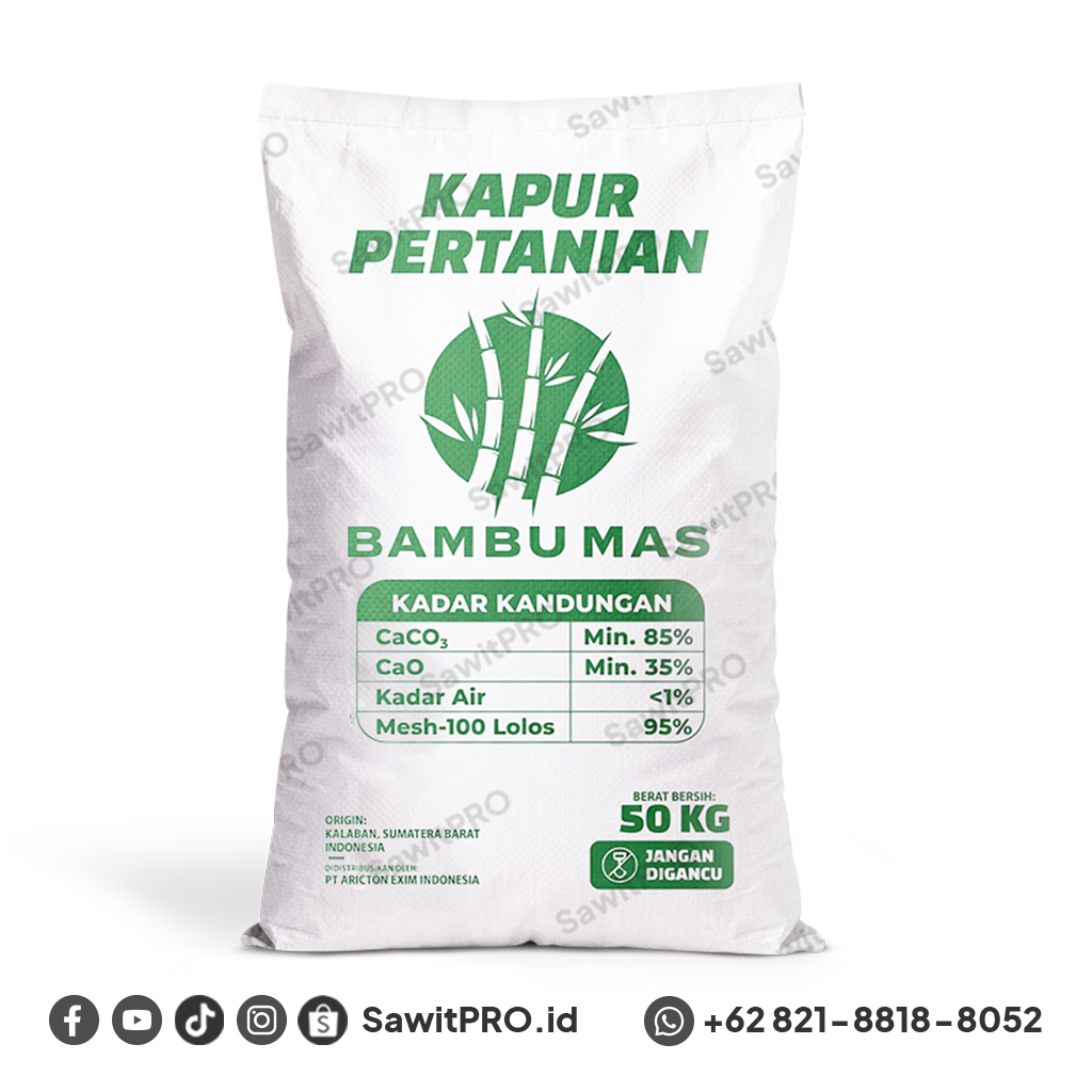 Kapur Pertanian M-100 Bambu Mas 50kg